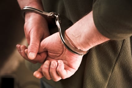 Man in handcuffs